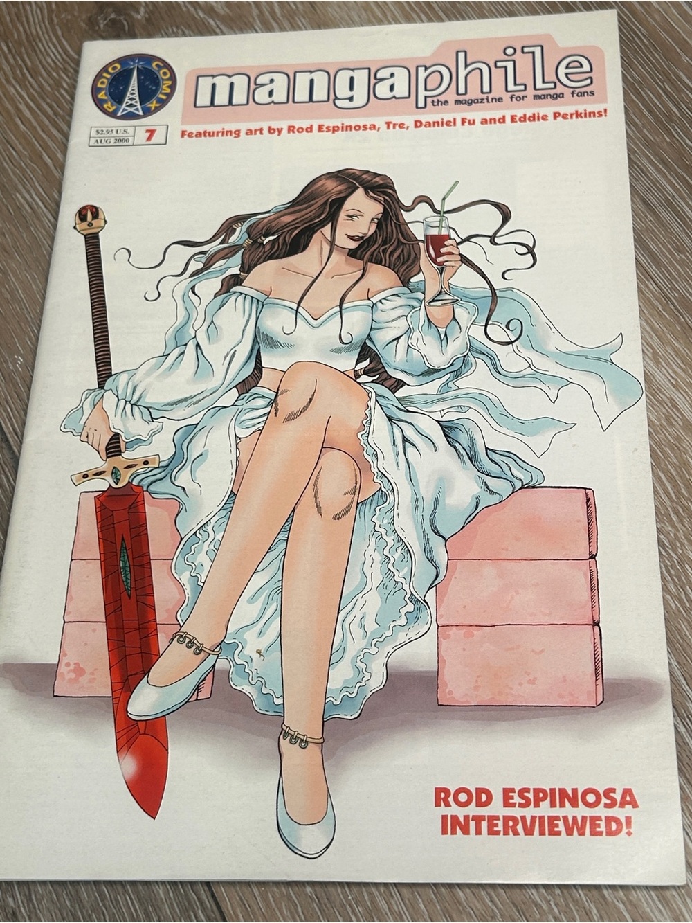 Vintage Mangaphile Issue #7 Aug 2000 Radio Comix Manga Fanzine Comic Book